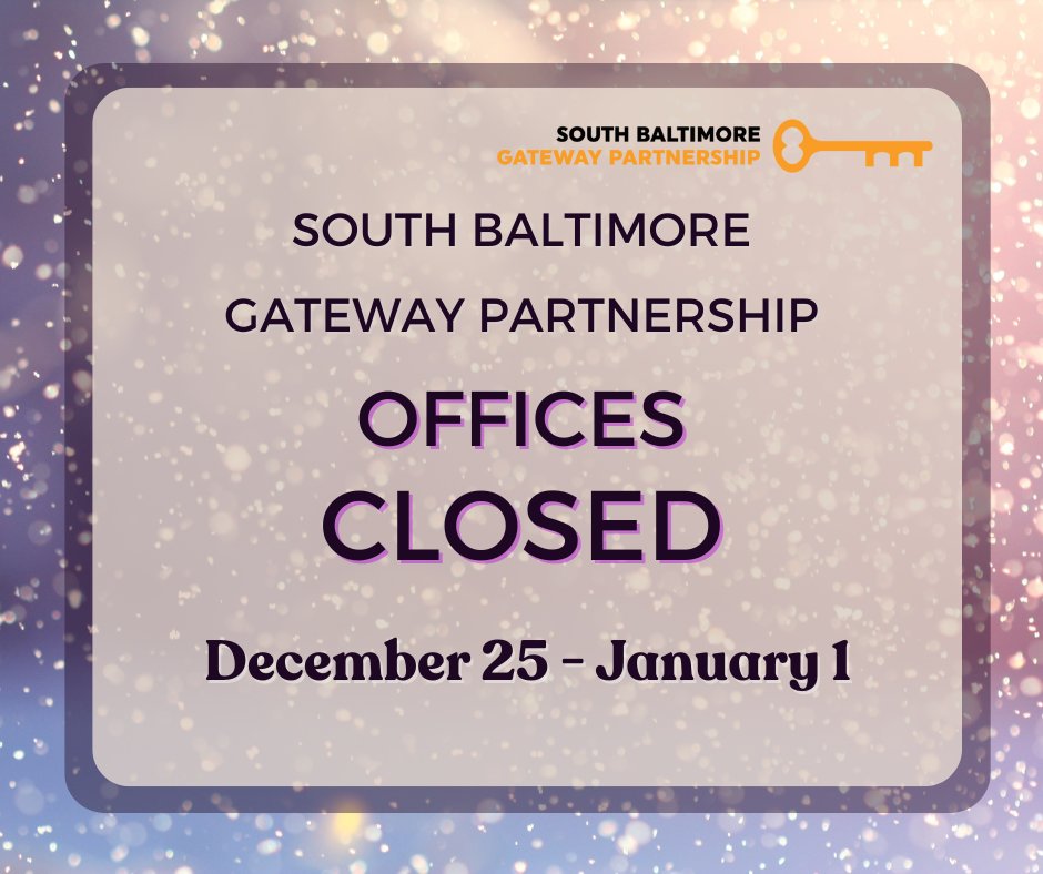 South Baltimore Gateway Partnership tweet media