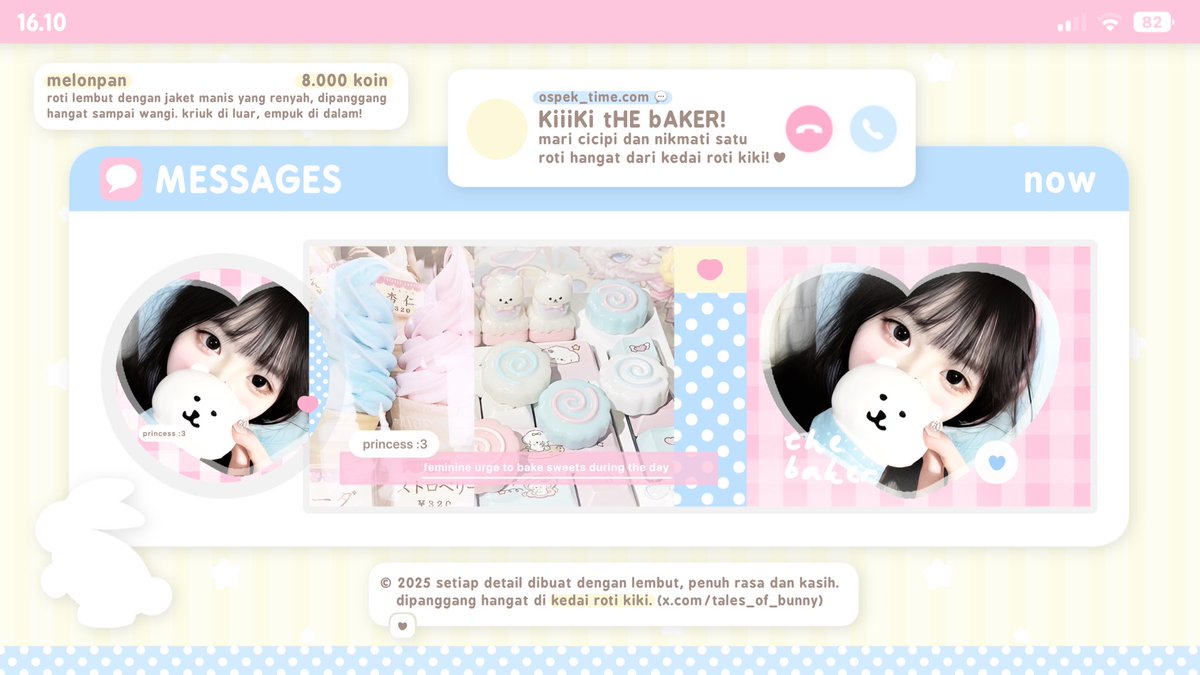tales_of_bunny's tweet image. help rt or any interaction will be appreciated! 😖💗

hello kakak! kiki open titipan/optip untuk keempat menu layout terbaru dari kedai roti kiki! 💭 harga sudah tertera di foto, ya! yuk langsung aja diserbu! ⭐️

untuk layout modelnya ufs juga ya! 🥯

#zonauang #zonaba #zonajajan