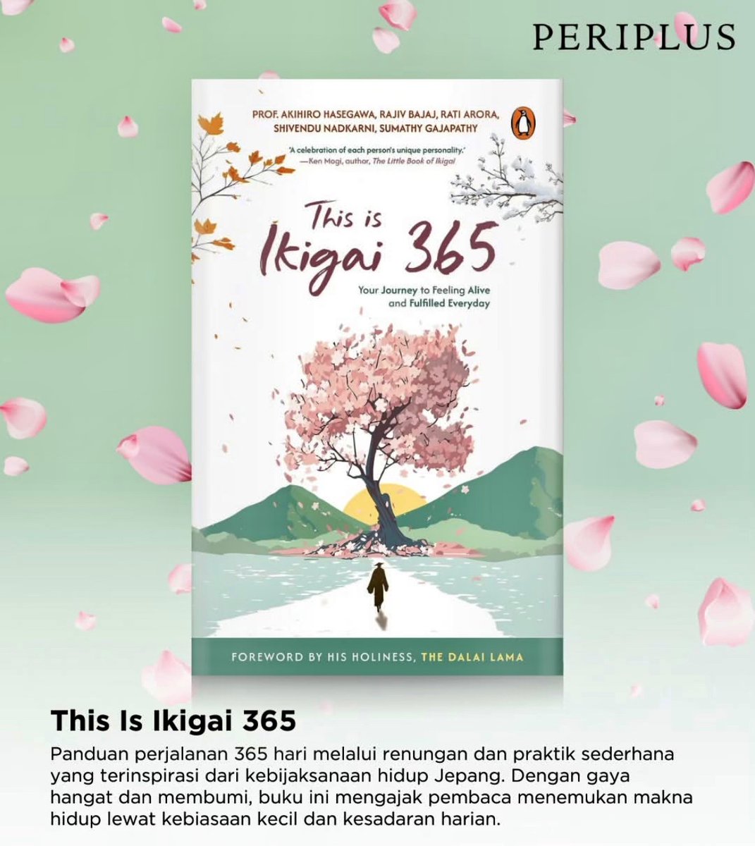 “Untuk menemani liburanmu, Perimin membawakan buku-buku terbaru di minggu ini yang didominasi oleh buku refleksi serta cocok banget dibaca di masa liburan dan istirahat seperti hari-hari ini.”
24.12.2025

instagram.com/p/DSpF_IAE5tK/…

Periplus Bookshop
<a href="/Periplus_Store/">Periplus Bookshop</a> #Indonesia