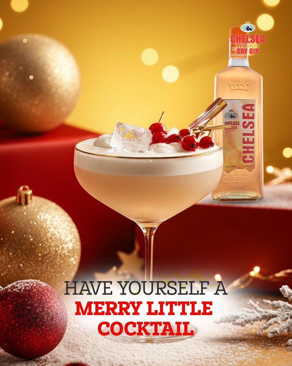 Merry  Christmas to you and yours, from every one of us at Chelsea dry Gin

#KingOfGin#ChelseaLondondrygin#BoldFlavoursOnly #CheersToGoodTimes #TurnUpTaste