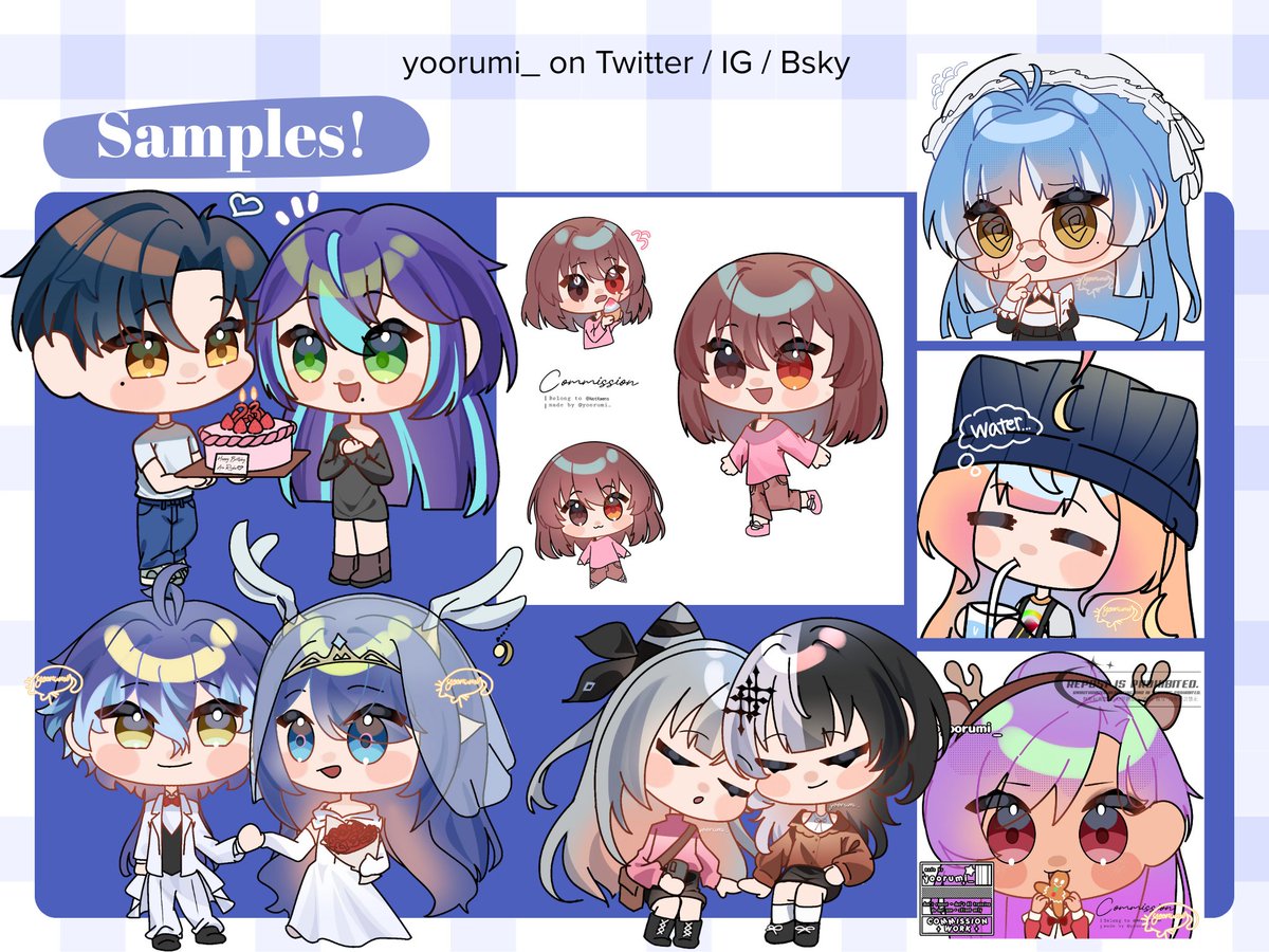 yoorumi_'s tweet image. [RT n like are appreciated!!]
🐈 CHIBI COMMISSION OPEN! 
🐈 Local only

Haloo aku kembali dgn harga yg lebih disesuaikan! bisa dm utk tanya2 terlebih dahulu yaa 😽

🐈 Utk samples n ToS ada di bawah 👇
#yoorucomms #commissionsopen