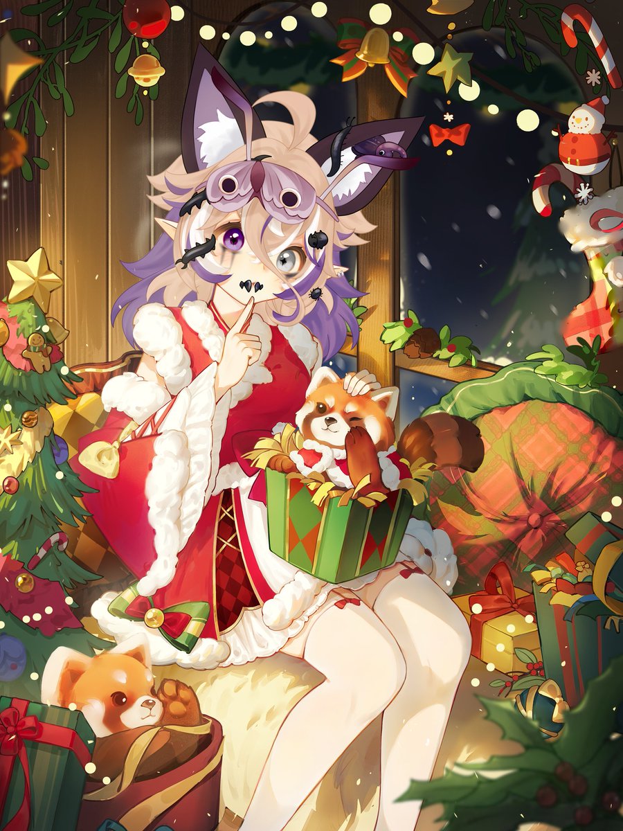 FaeThistle's tweet photo. Merry Christmas LoveBugs!! 

I hope you have a nice cozy day!! 🎄🐛

🎨~@ yngjig490029454 https://t.co/S074oUfE49