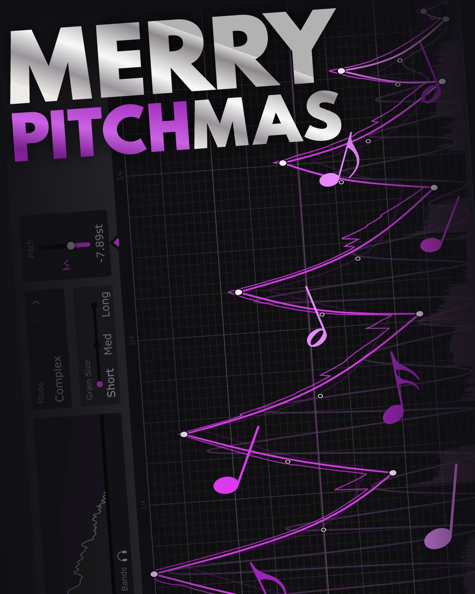 CableguysTweets's tweet photo. Wishing all producers a MERRY PITCHMAS! 🎅 May your frequencies be tight, your modulation smooth, and your creative flow uninterrupted. 🎄 https://t.co/Ah9CI6FGrf