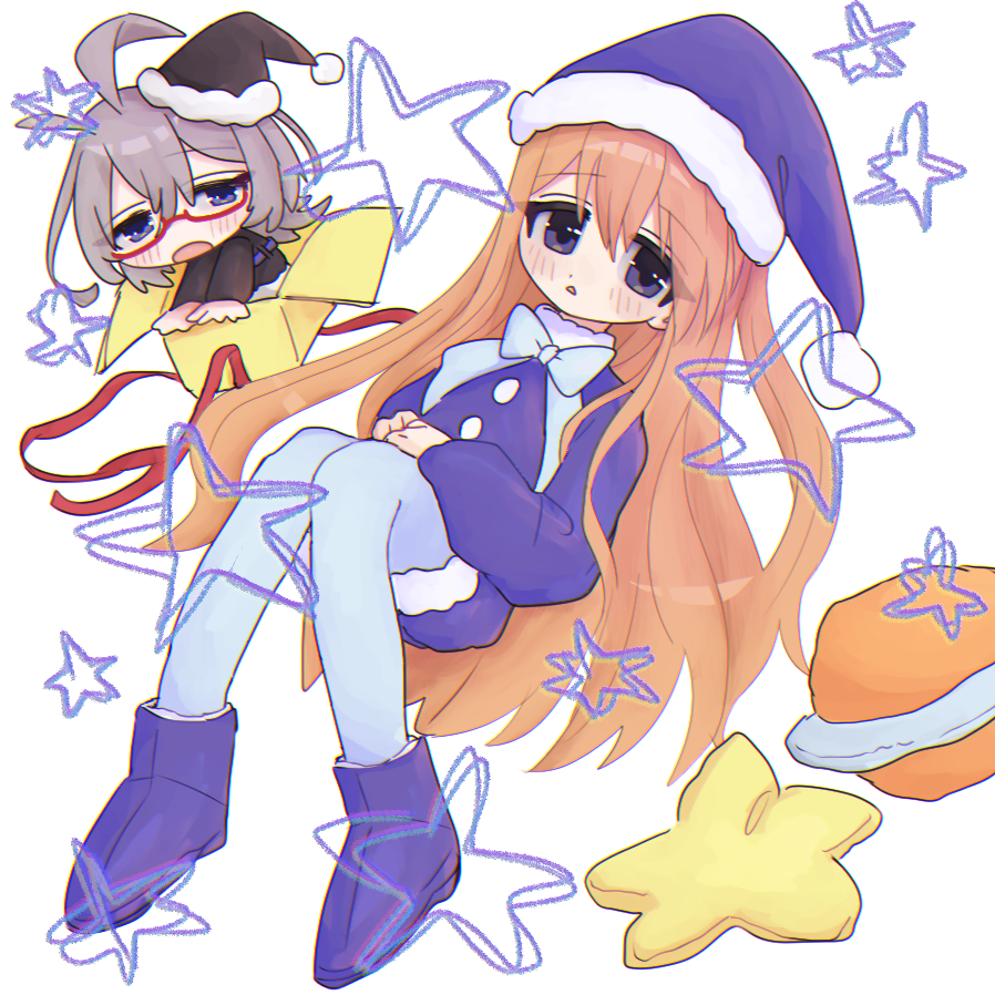eg_bssy's tweet photo. サンタ～🌟🌟
#あんガルファンアート https://t.co/UyqNDxym71