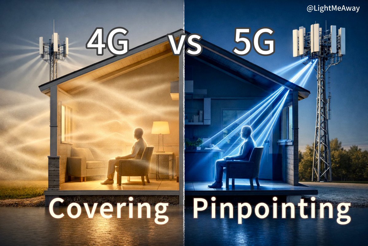 Tehlike Büyük!.. Bakın bugüna kadar şöyleydi; 4G hangi evde olduğunuzu biliyordu. Ama artık 5G hangi sandalyede oturduğunuzu bilecek. '4G tüm odayı aydınlatarak nerede olduğumuzu görmemizi sağlıyor. 5G, ışıkları kapatır ve biz hareket ettikçe bizi takip eden bir lazer