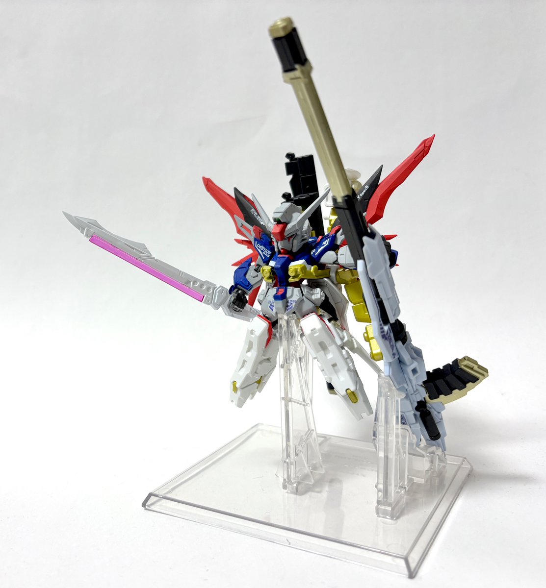 FW GUNDAM CONVERGE デスティニーガンダムSpecII&ゼウスシルエットを