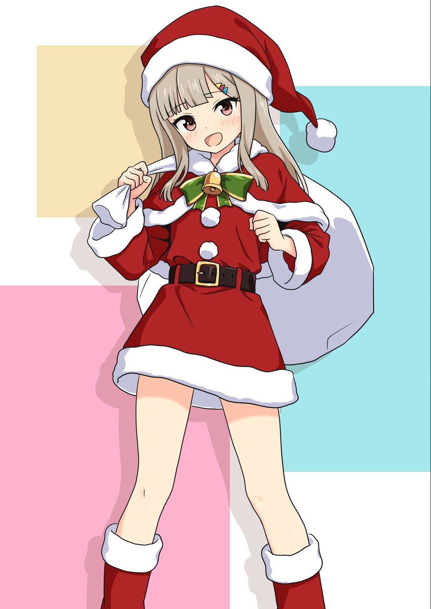 中学生のマイクロビキニはイー〇ンが怒るので🥺
普通のサン🐙ス
なんかギャルっぽくなるんやが

しかし、何故クリスマスでJCのマイクロビキニを?🤔
#アリスギアお絵かき 