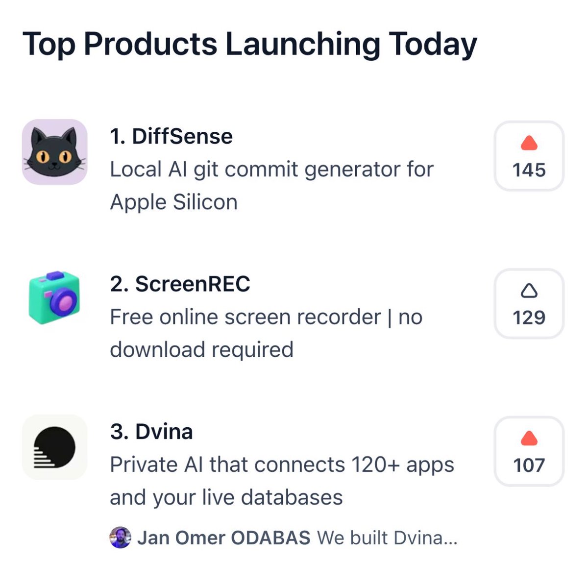 janomerdev's tweet image. Dvina, currently ranked third, truly appreciate your support. Let’s see where we’ll be in 24 hours...
#buildinpublic #indiehackers #producthunt