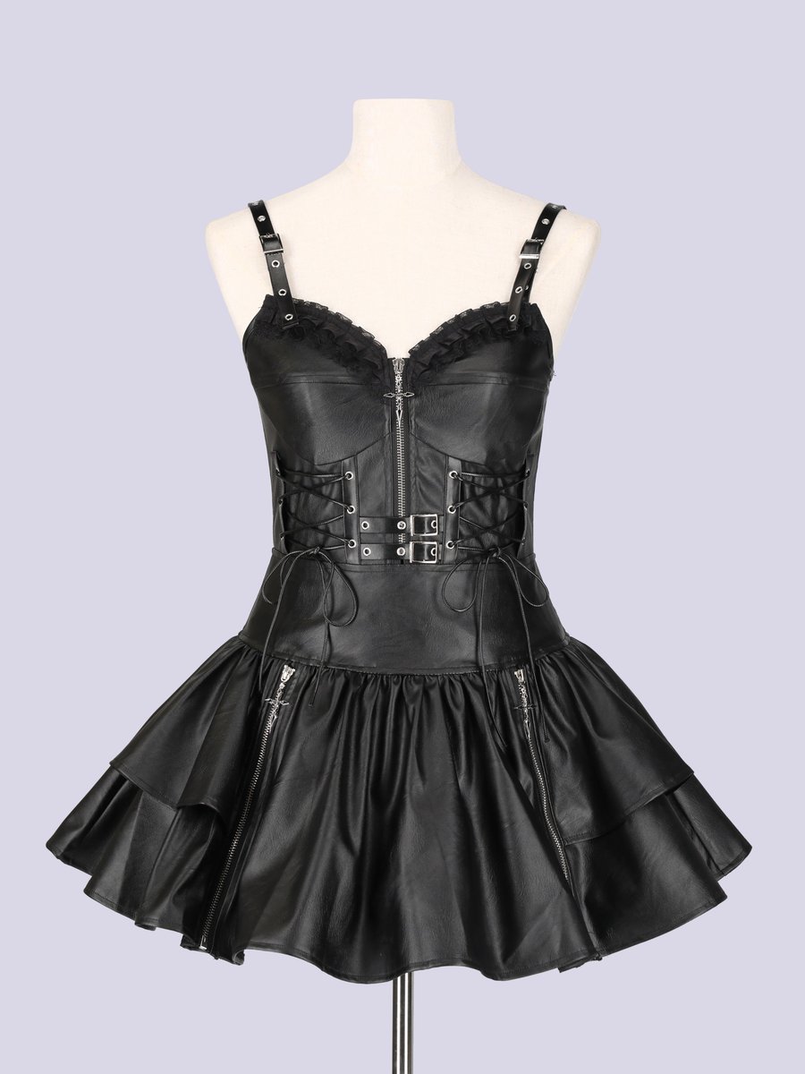 ︎𝐈𝐌𝐕𝐀𝐋 𝐏𝐈𝐂𝐊 𝐔𝐏❤︎ ♦︎ Leather Dress ハードなレザーに