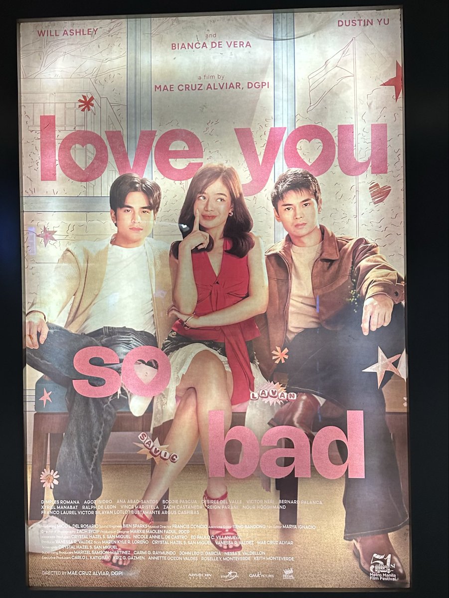 Didn’t expect much from this film but I ended up really enjoying it—especially the first half. Such a feel-good movie! 🫰🏻#LoveYouSoBad