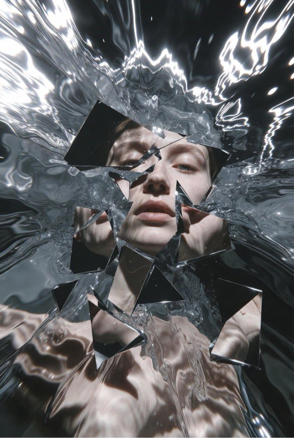 stevejbeck's tweet photo. QT Your Shattered Art #aiart #aiartcommunity #aipunks https://t.co/W72vdFJQGa