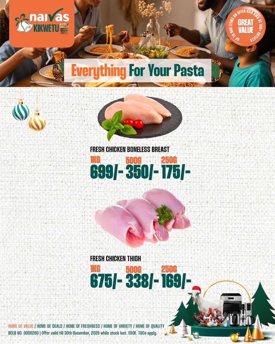 Colonel_edu's tweet image. Fresh Cuts at Naivas Supermarket 

#NaivasAt35 #NaivasKrisiKikwetu #35YearsOfDeals