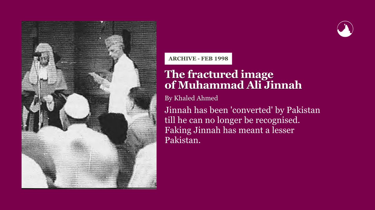 HimalSouthasian's tweet image. (1/2) Revisiting Jinnah through the archives.
A selection of Himal articles that reflect on his political thought, legacy, and the many ways he has been interpreted over time.
#SouthasianHistory #Archives #PoliticalHistory #HimalReads