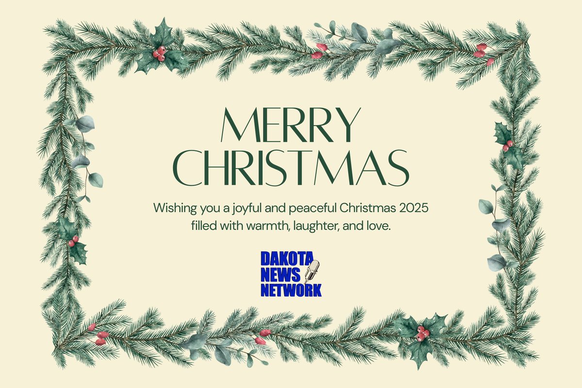 DakotaNewsNet's tweet photo. Wishing you a Merry Christmas from our family to yours! https://t.co/2YkJCNhpXQ