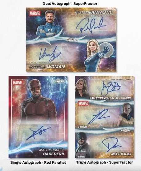 マーベル　サインカード サンダーボルツのサインカード欲しぃ…🥺