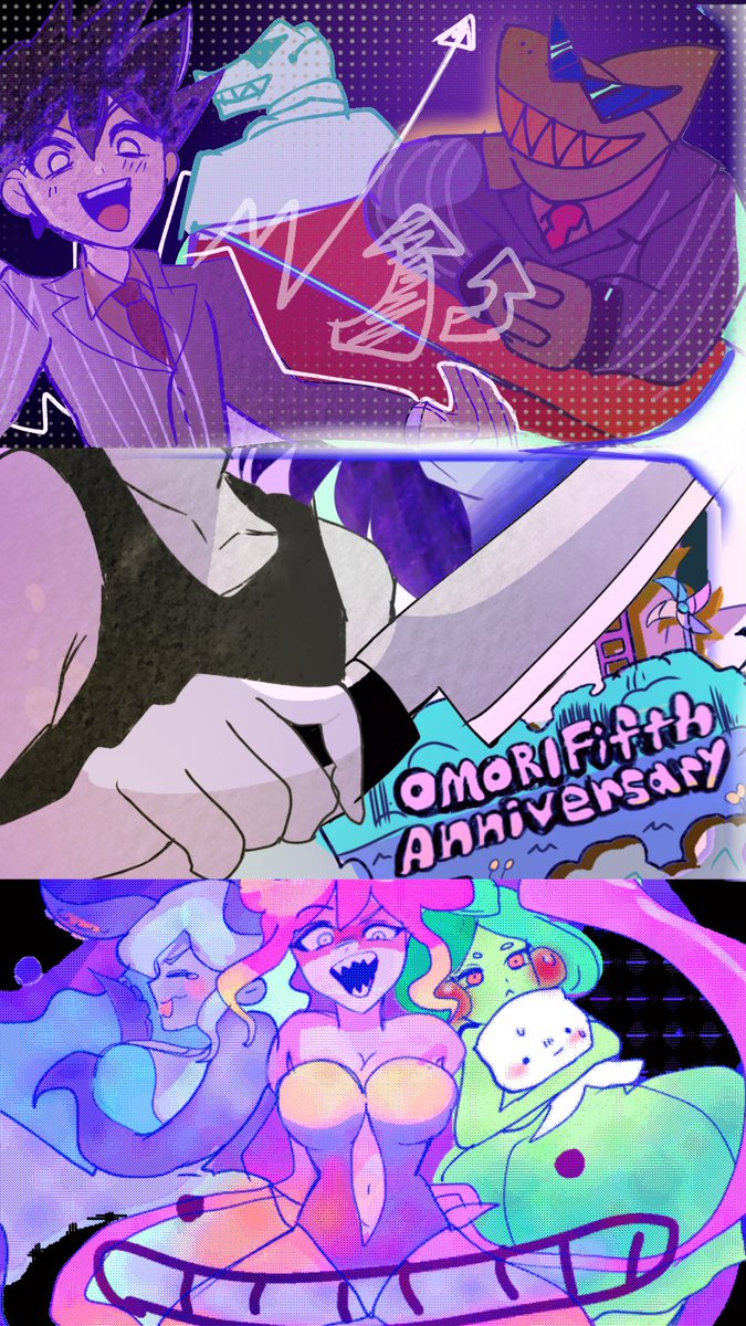 gimu108's tweet image. OMORIだいすき！5周年おめでとう
☞あなたが画面にタッチ 
#OMORIFANART 
#OMORIFifthAnniversary