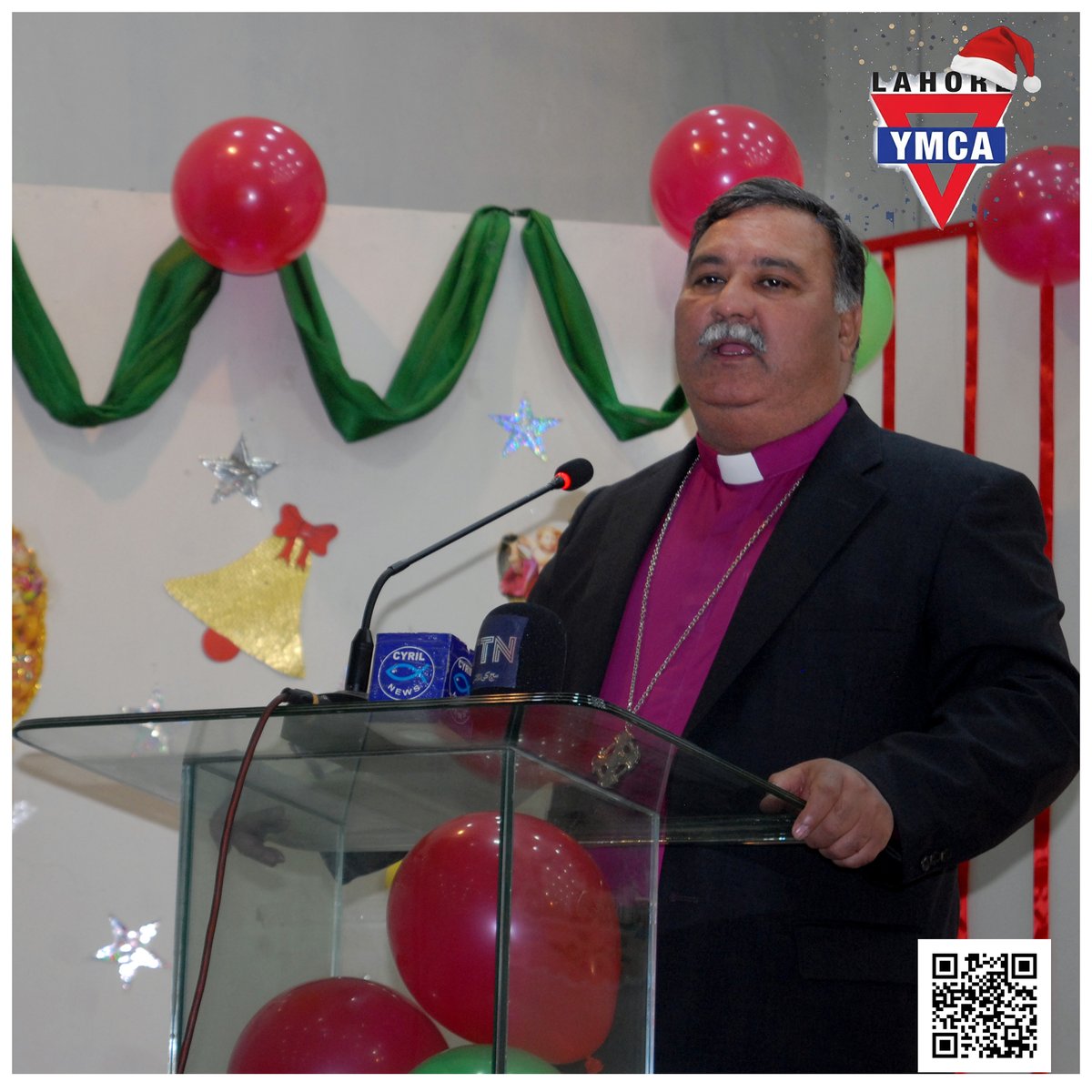The Christmas sermon was delivered by The Right Reverend Nadeem Kamran, Bishop of Lahore, sharing a powerful message of faith, peace, and hope, and reminding the congregation of the true meaning of Christmas.
#YMCALahore
#ChristmasSermon
#BishopOfLahore
#NadeemKamran
