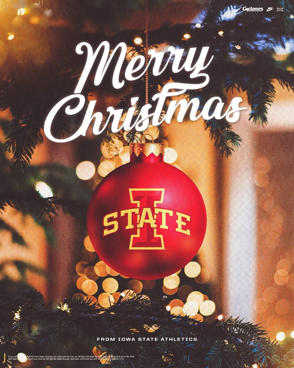 Merry Christmas Cyclones🌪️🎄