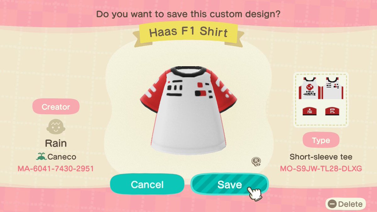 anyone here fuck w animal crossing cos i just spent an excessive amount of time making f1 merch so my villagers can pick their teams