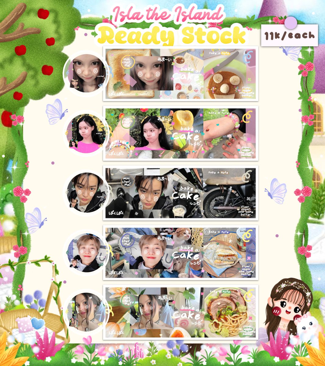 roseafl's tweet image. 🎀🍏 help repost please, thank you! 🤍

💬 himluuu . . . ?! Isla ada layout ready stock Carmen, keonho, jaemin, Jeno, winter, Karina, seonghyeon dan Olivia rodrigo special price Rp. 11.000/each ☝🏻🍏 #free re-text 📝 &amp;amp;&amp;amp; payment by QRIS 💳 leggo jajanK ‼️🚗💨

#zonauang #zonajajan