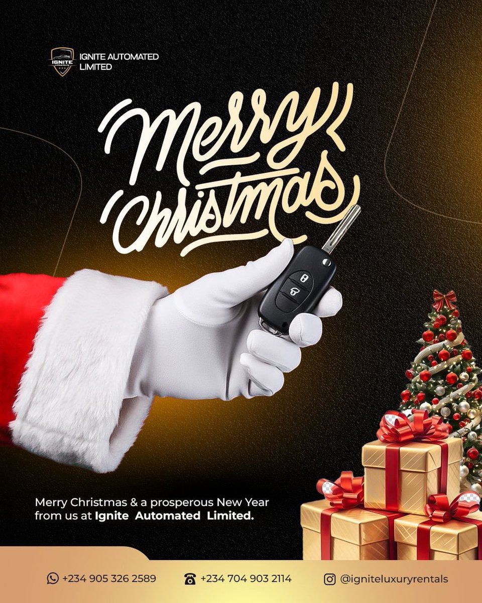Igniteautomated's tweet photo. Season’s greetings from all of us at Ignite Automated Limited. 🎄✨
We sincerely appreciate your trust and support throughout the year.
May this Christmas bring you joy, peace, and renewed hope, and may the New Year open doors to greater success for us all. https://t.co/6b3pUWp2r5