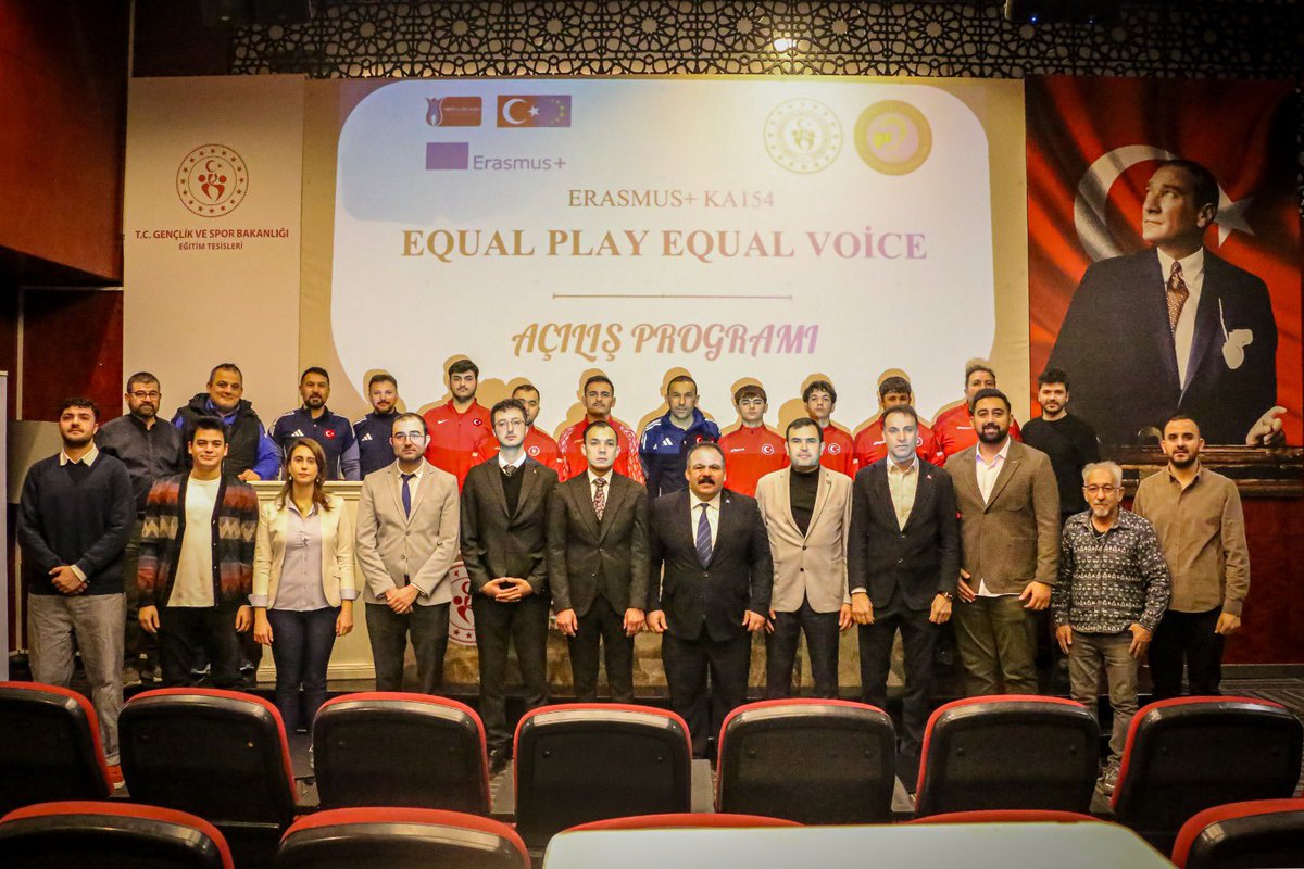 Erasmus+ KA154 “Equal Play, Equal Voice” Projesi açılış programına katıldık.
İşitme engelli bireylerin spora katılımını artırmaya ve eşitlik–farkındalığı güçlendirmeye yönelik hedefler paylaşıldı.
Emeği geçen tüm paydaşlara teşekkürler.