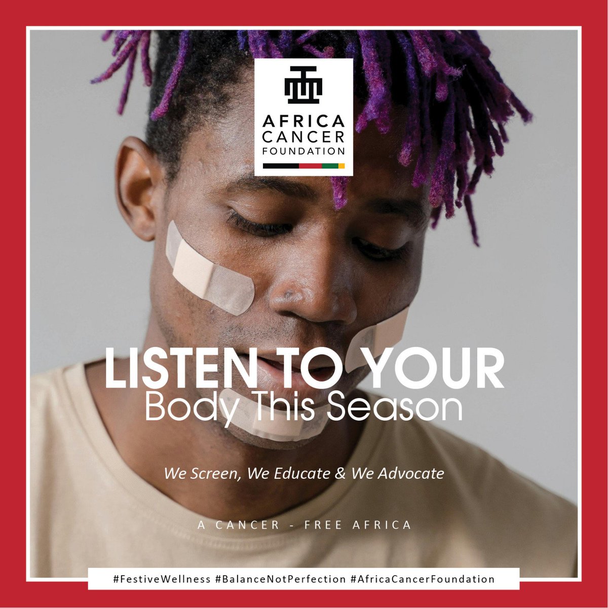 AfriCF's tweet image. 1/2 #fitnessworld #exercises #movemore
#bodygoals #cancerawareness
#festivewellness #wellbeing #balancenotperfection #mindfuleating #eatwell #wellnesstips #selfcare #cancersurvivor #mentalhealth #youarenotalone #AfricaCancerFoundation #BecauseWeCare