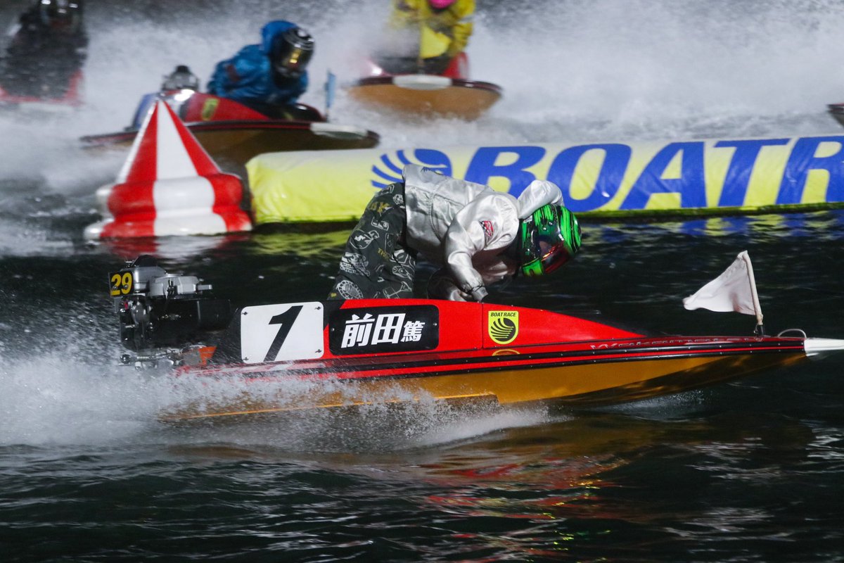 あ*ん様 ボートレース　ボートレーサー Battle] Yoshinori Nishijima's spine-chilling turn! Kengo