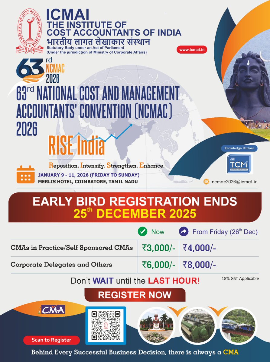 The Institute of Cost Accountants of India tweet media