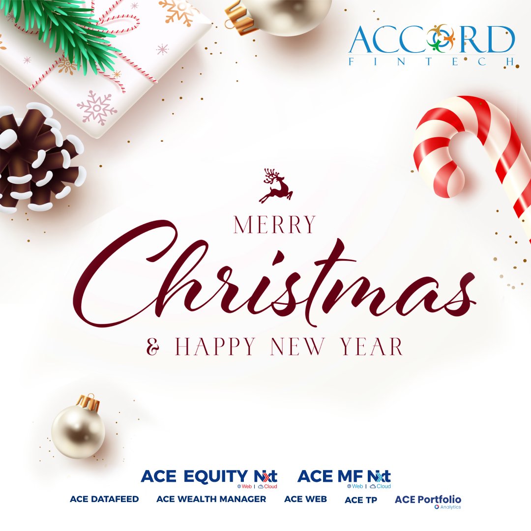 accordfintech's tweet photo. Wish you and your family a joyous celebration filled with happiness.
Merry Christmas and a Happy New Year!

#accordfintech #christmas #aceequity #acemf #datafeed #marketdata #mutualfunddata https://t.co/kblBo5JdGC