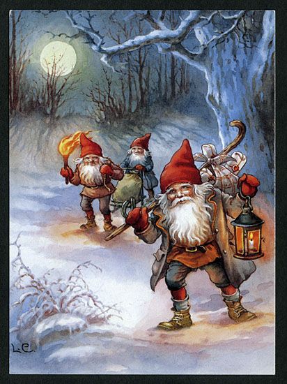 GigagodSesamar's tweet image. Santa's helpers aren't elves.  They are gnomes.
Artist: Lars Carlsson 
#RealmOfSesamar #gnomes