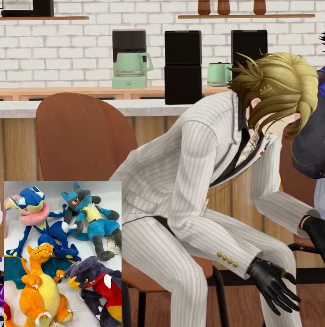 still thinking about when 🦁 was opening his gifts, everyone was so shocked because he got so much pokemon plushies and socks. 🐣 even saying "damn, who could love you this much" 😭