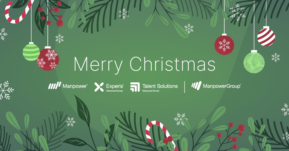 rightmanagement's tweet image. Here’s to joy, laughter and cherished moments this holiday season. 

🎄Merry Christmas from all of us at ManpowerGroup Talent Solutions! 🎄