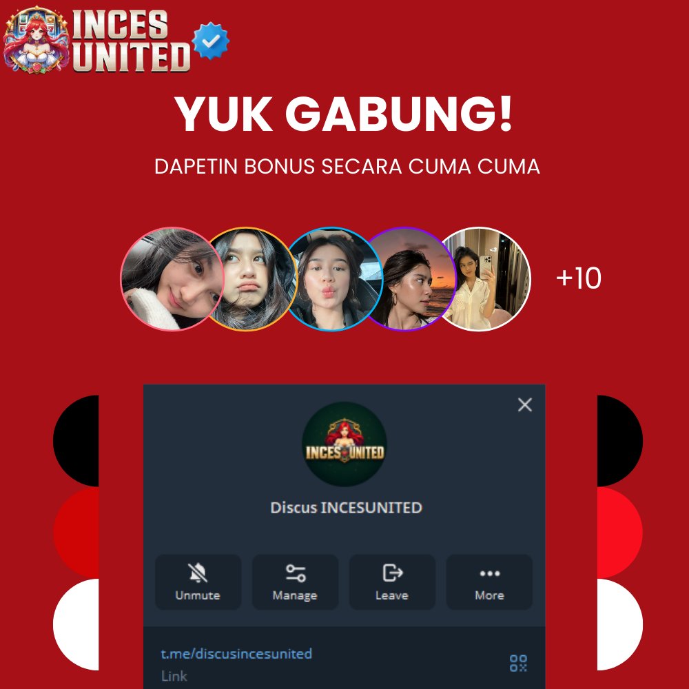 incesunited's tweet photo. Gabung ke group kami dan dapetin bonus secara cuma-cuma 🎁

💬 Tempat diskusi
🔥 Info menarik
🎯 Bonus &amp; event update

👉 Join sekarang sebelum ketinggalan!
🔗 https://t.co/QWwPKKKpom

Aura Kasih I #LINEMANถูกสุดทุกวันwithDewTee I #ดิวธี I Ridwan Kamil I Paes I #MatchPointSeries https://t.co/BhlslWcjES