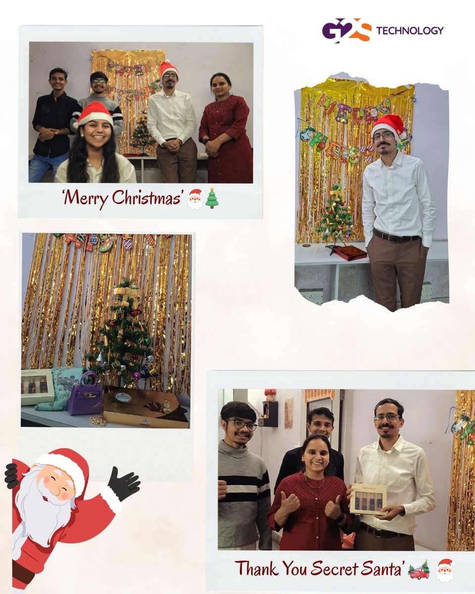 G2sTechnology's tweet photo. Santa stopped by the G2S office 🎅🎁
Laughter, surprises &amp; festive vibes all around!
#ChristmasAtWork #SecretSanta #G2STechnology #OfficeVibes #Christmas https://t.co/Ra7wYRkUMP