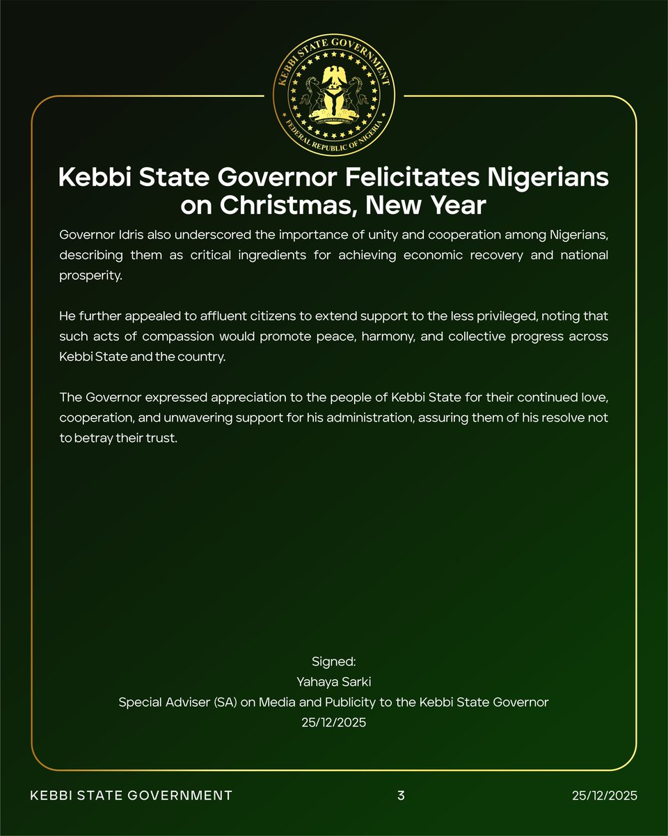 Kebbi State Government tweet media