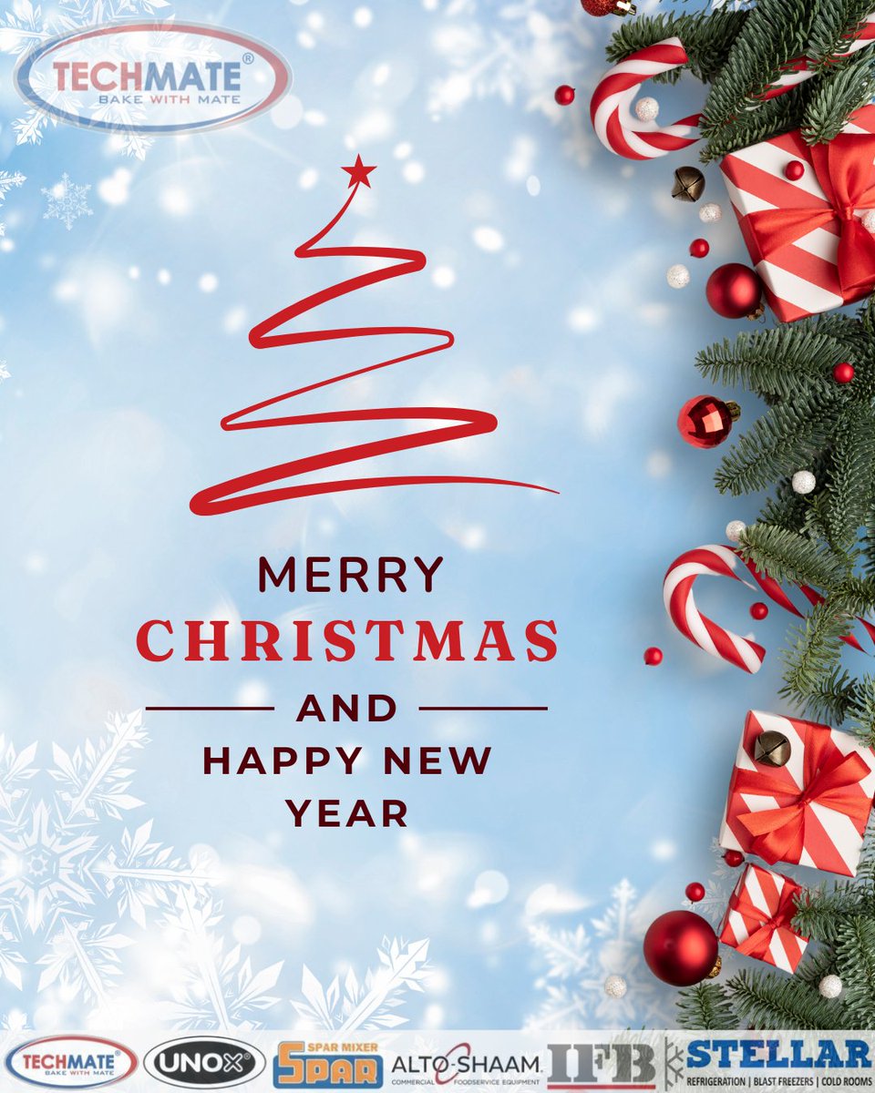 TechmateKitchen's tweet photo. #MerryChristmas #ChristmasJoy #FestiveSeason #CelebrateWithTechmate
#Unox #AltoShaam #IFBDishwasher #KitchenInnovation #TechmateIndustries #AuthorisedDealer #PlatinumDealer #TrustedPartner #TechmateIndustriesAuthorisedDealer #TechmatePlatinumDealer #MerryChristmas #HappyNewYear https://t.co/2e7Qdxy6LN