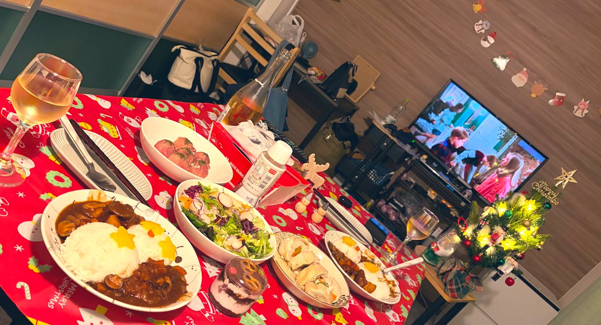 icchan716's tweet photo. 今年は頑張った🍴🎄.* https://t.co/CvyIMPOiM6