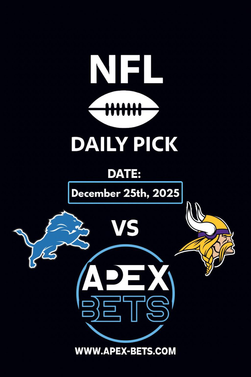 apex_betss's tweet photo. ⭐️APEX BEST PLAY⭐️
MERRY CHRISTMAS 🎄🎅
#NFL #NFLPICKS #BestPlays #BestBet #SportsBetting https://t.co/GwJ20NHbSG