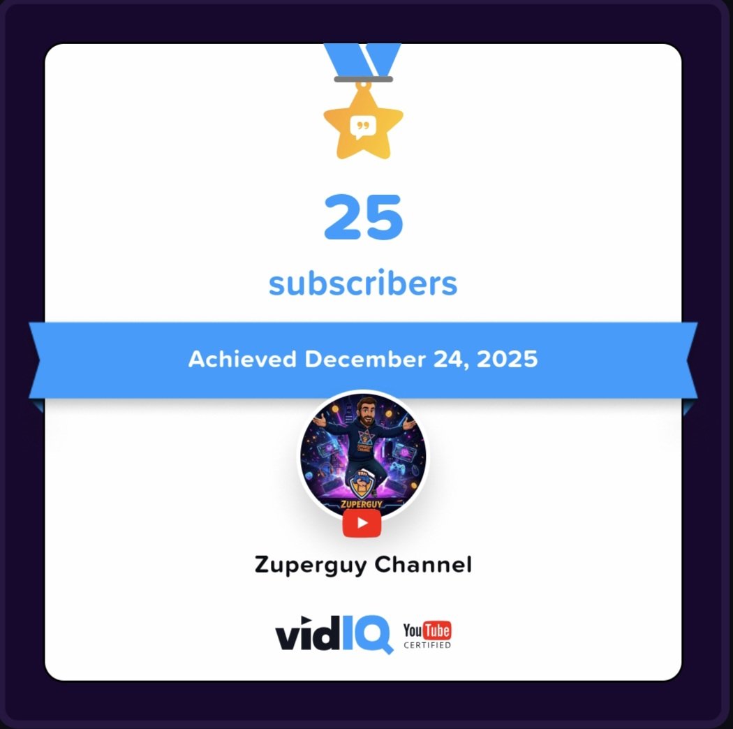 ZuperguyChannel's tweet photo. If you would like to give me a christmas gift then please help me by watching sharing videos and subscribe :) have a zuper Christmas

#GamingCommunity #YouTube #gamer https://t.co/BbziYFxyIU