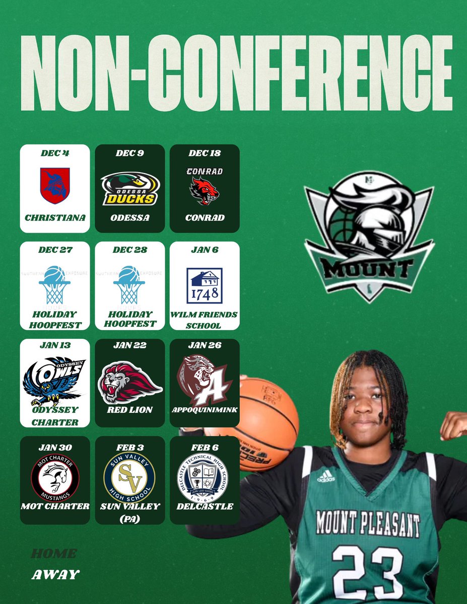 MTP_LadyKnights's tweet photo. You’re Lady Knights 2025-26 Basketball Schedule 🏀🔥⚔️ #WeAreMount #TheMount #LadyKnights #BreakthroughSzn #DIAA https://t.co/DFZSoo9ouX
