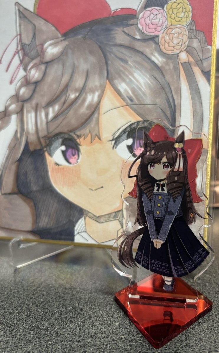 新刊セット用のアクリルスタンドです！ 可愛くできました。