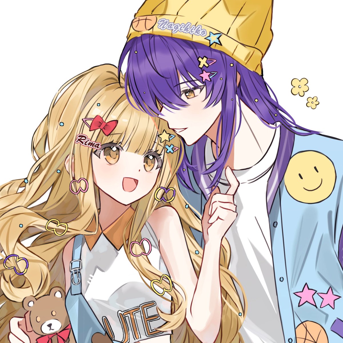 Cypress_iop's tweet image. Merry Christmas！🎄💜💛
#なぎりま　#しゅごキャラ