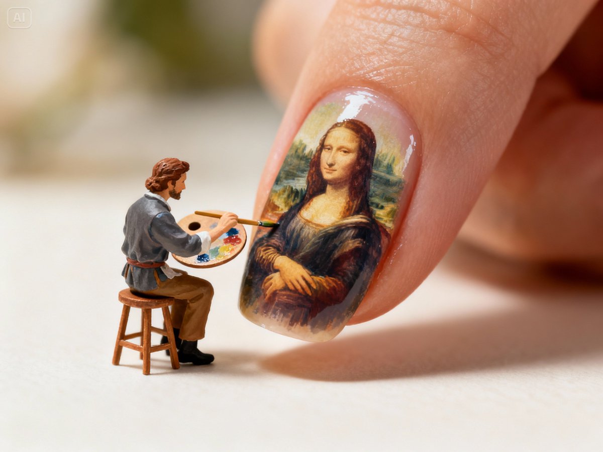 Mona Lisa nail