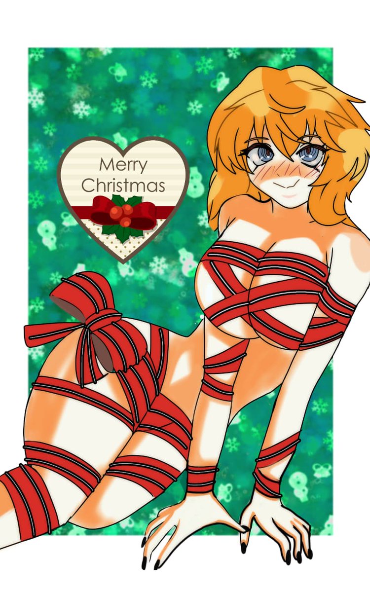 Feliz navidad !!! alguien mas encontro su regalito bajo el arbol o solo les trajeron carbon? 
#DinoIlust
Arte hecho por <a href="/_Nyanu_/">Nyanu_</a>