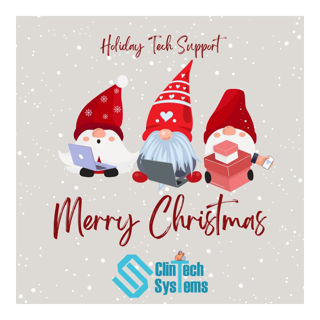 ClintechSystems's tweet photo. Merry Christmas from your friendly neighborhood tech support!
Grateful for working backups, good tickets, and clients who trust us with their tech.
Wishing you a warm, joyful, and outage-free Christmas.

#MerryChristmas #TechSupportLife #MSP #ITHumor #HealthcareIT #AlwaysOnCall https://t.co/ydZ2yO2vKi
