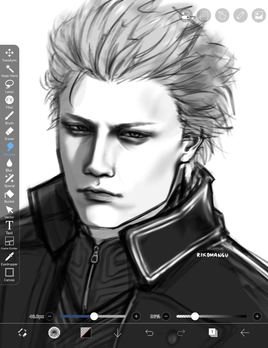 rikomansu's tweet photo. #vergil #dmc 

I’ll never get tired of drawing this man https://t.co/eZWS4NtabT