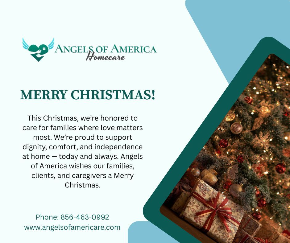 AngelsofAHC's tweet image. Grateful for the trust of the families and caregivers who inspire us every day. May this Christmas be filled with comfort, kindness, and hope 🎄🩵 

#MtLaurelNJ #Homecare #NonMedicalCare #DailySupport #HomeComfort #Christmas #SeniorCompanionship #AgingWell