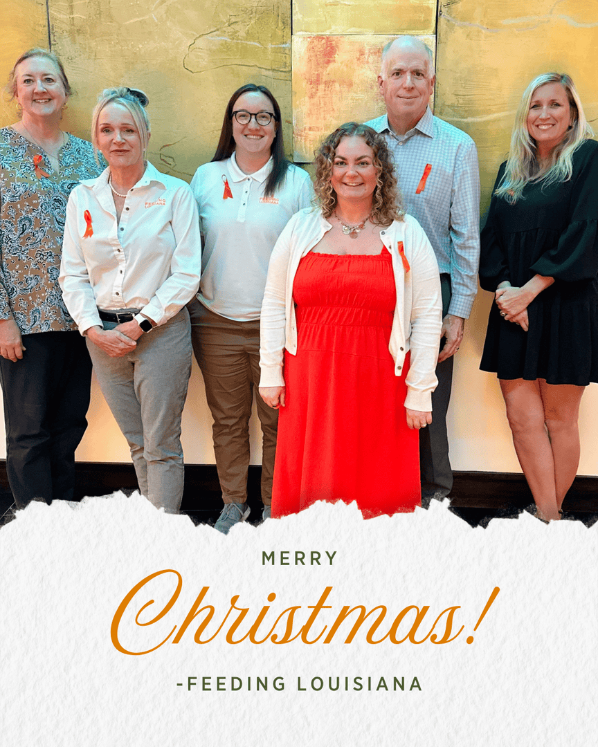 Feeding_LA's tweet photo. As we gather with family and friends today, we’re reminded of the power of community and compassion... ❤️

Merry Christmas from Feeding Louisiana, and thank you to everyone who has helped make this season brighter for our neighbors in need! https://t.co/49FAERyEnl