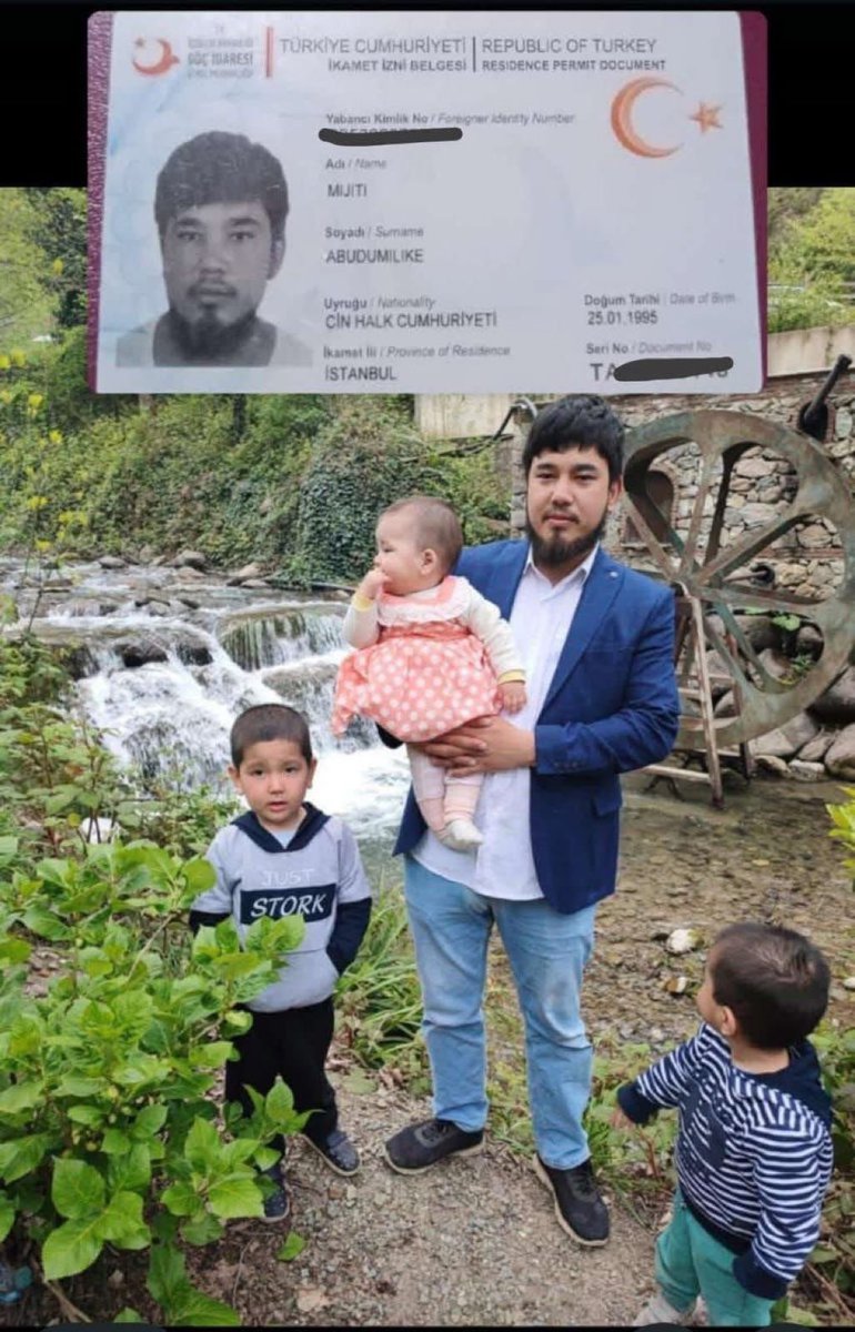 🔴 İstanbul’da yaşayan ve yasal oturma izni olan 4 çocuk babası Uygur Türkü Abdülmelik Mijit, geçtiğimiz gece evine yapılan operasyonla gözaltına alındı.

Polislerin sert müdahalesi nedeniyle küçük yaştaki çocukların travma yaşadığı belirtildi. Mijit’in eşi, operasyon sırasında